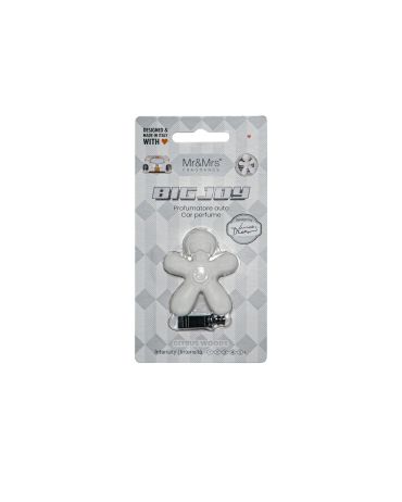 Big Joy - Odświeżacz Do Auta White Citrus Woods Blister