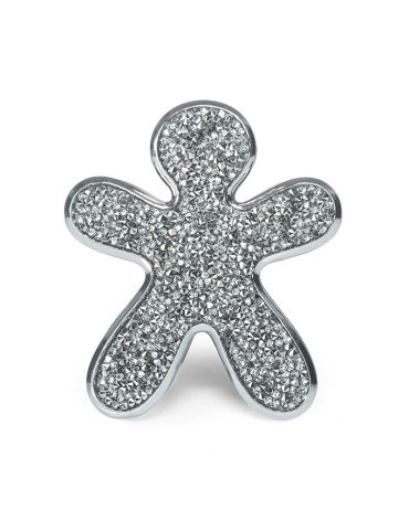 Niki Crystal Silver - Silver Chrome | Splendido
