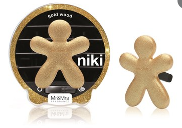 Niki Glitter Gold | Gold Wood